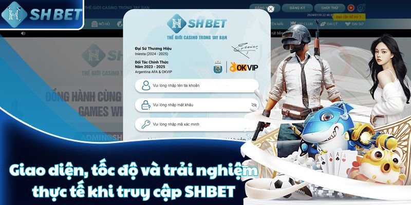 giao diện shbet